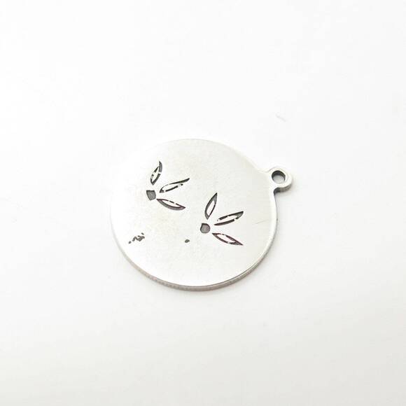 925 Sterling Silver USA Two In Town Bird's Feet Charm Pendant - Picture 5 of 8